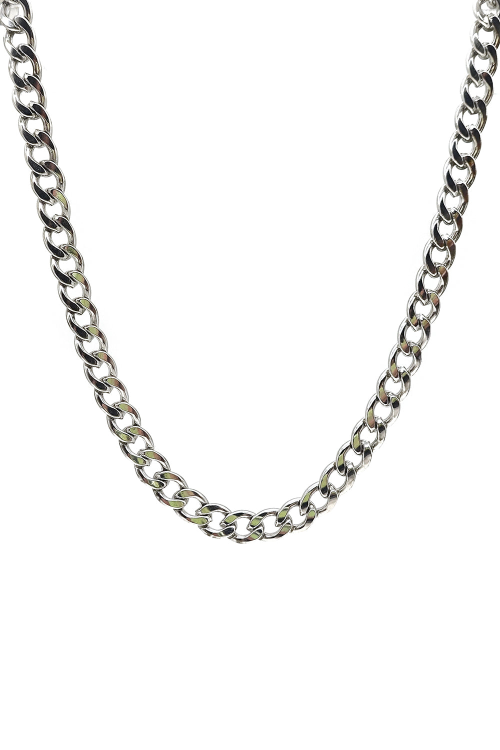 Silver Stainless Steel Figaro 60 inches Chain