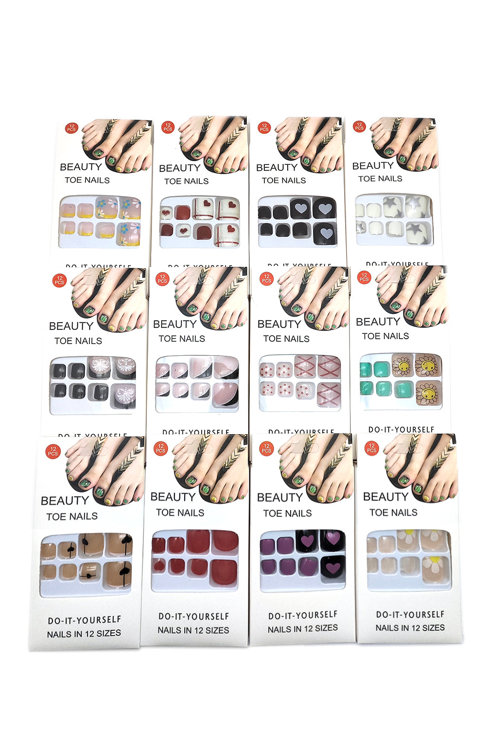 Mix Designs Press-On Toenails