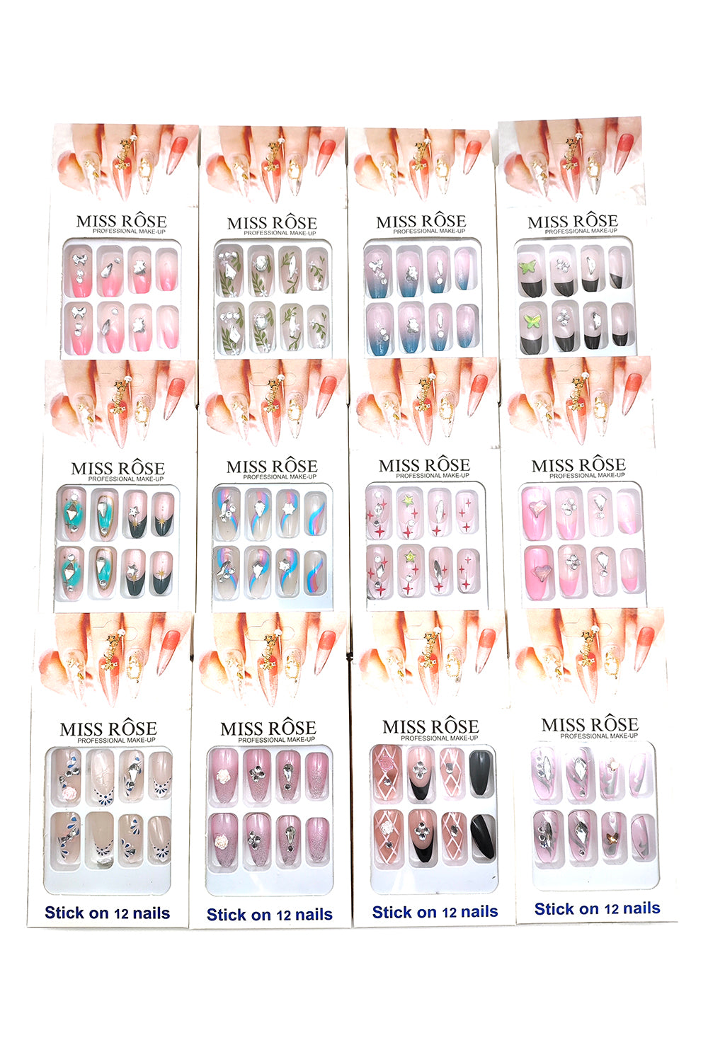 Mix Designs Almond Shape Press-on Nail