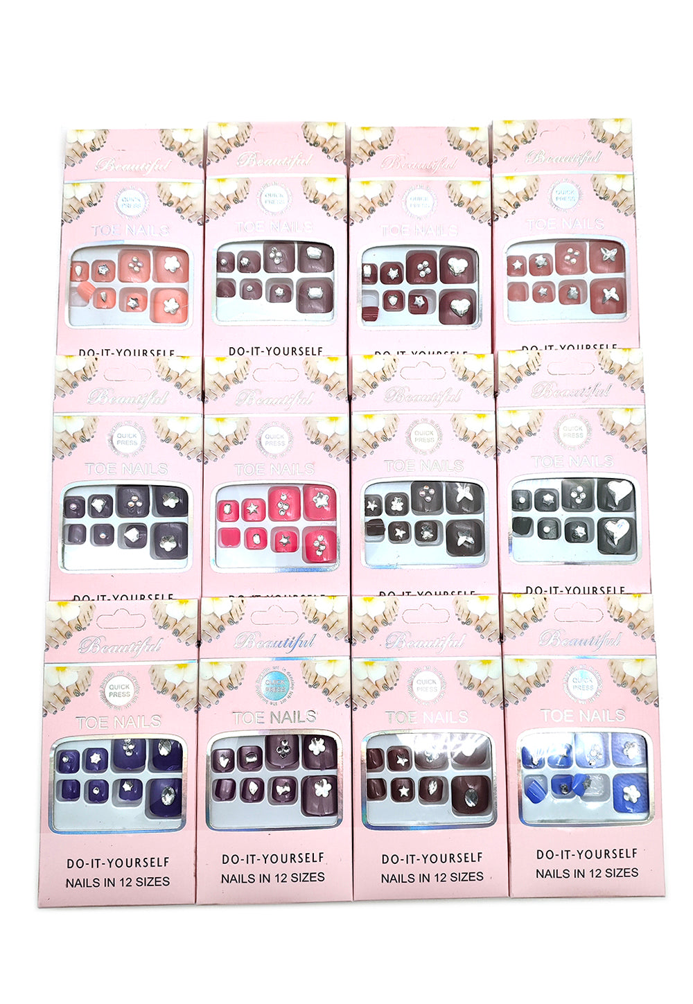 Mix Designs Press-on Toenails