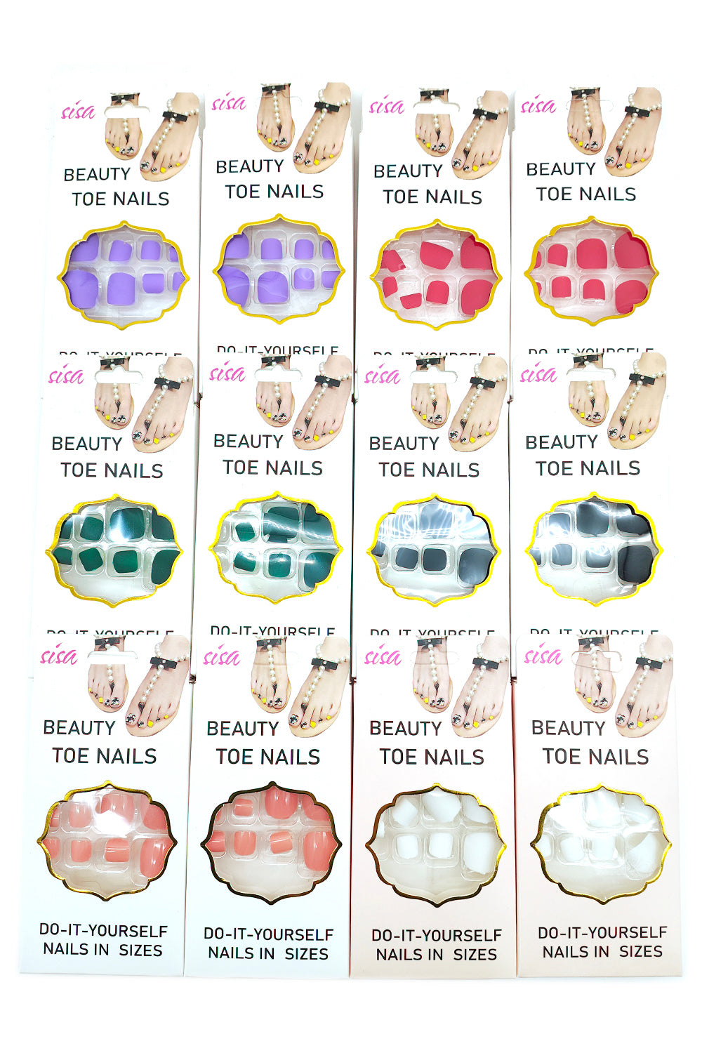 Solid Color Press-on Toenails
