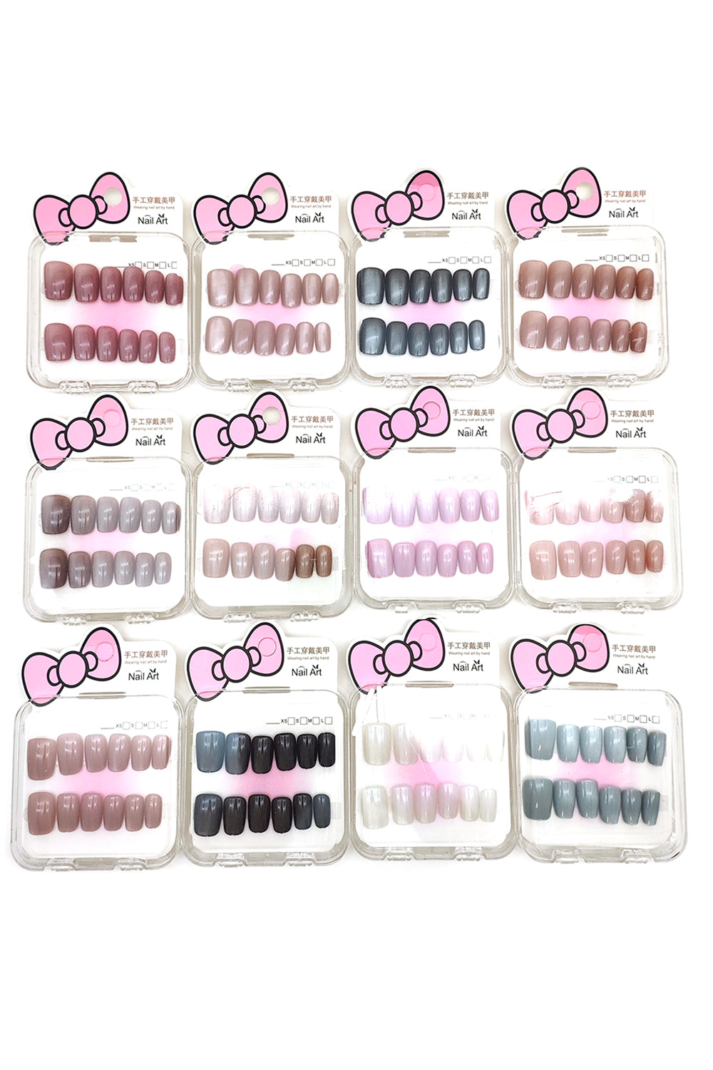 Squared Shape Press-On Nails