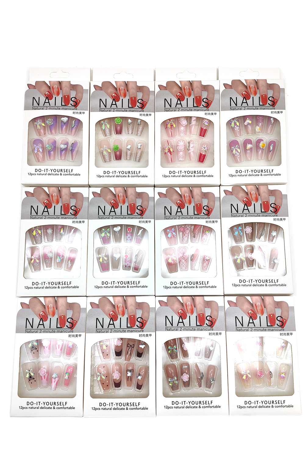 Mix Design Ballerina Press-On Nails