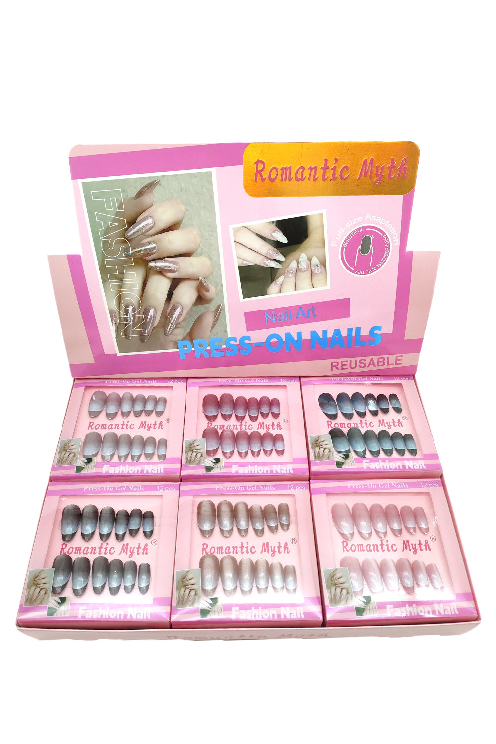 Almond Shape Press-On Nails