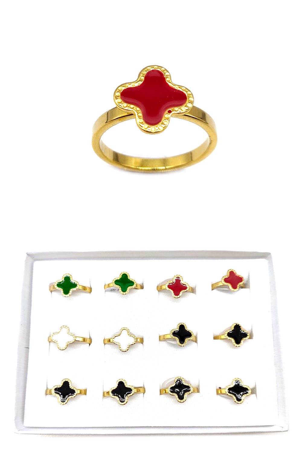Clover Design Ring