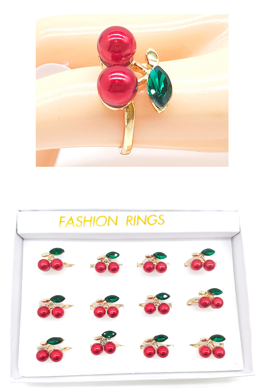 Cherry Design Rings