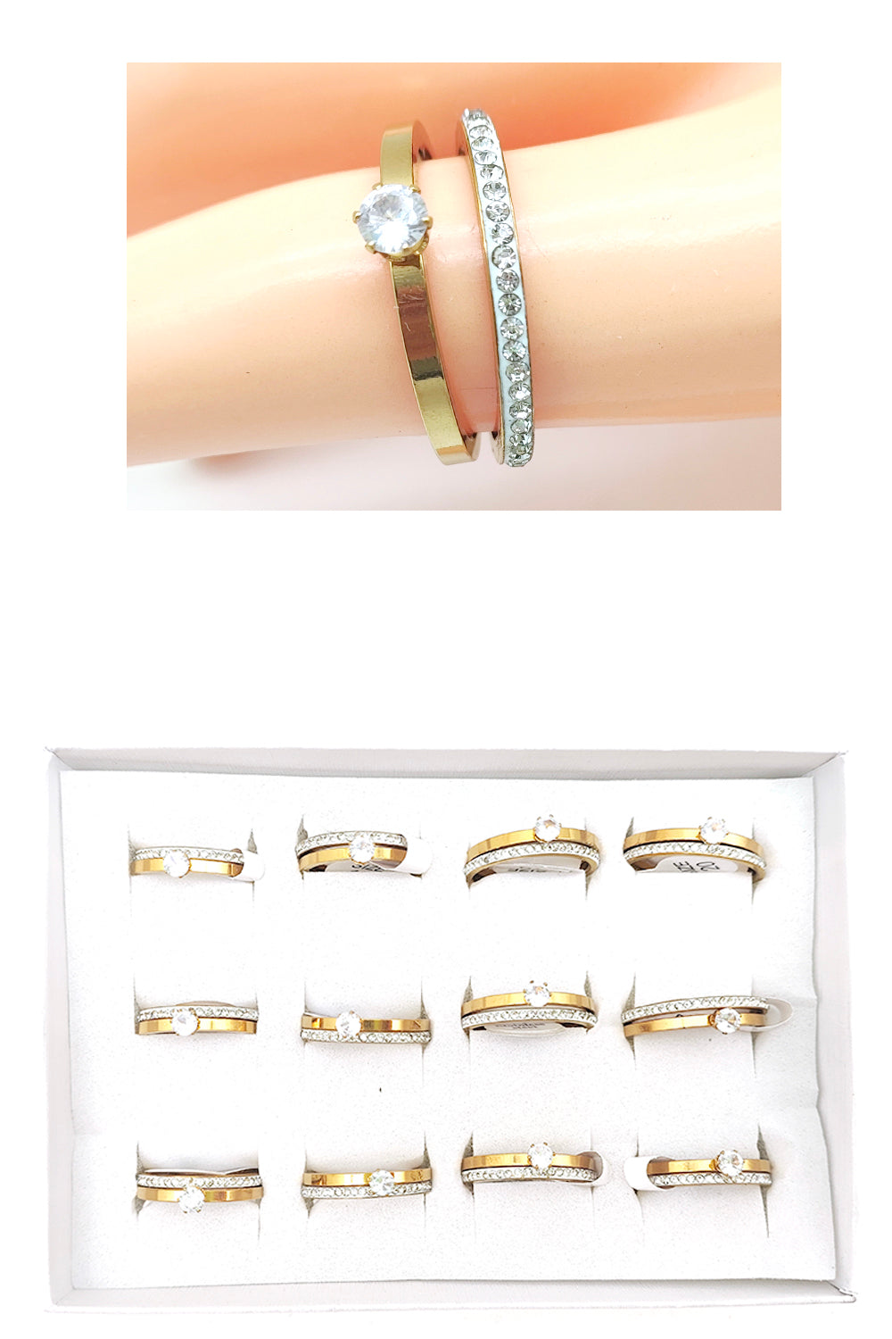 Stainless Steel 2 piece Rings