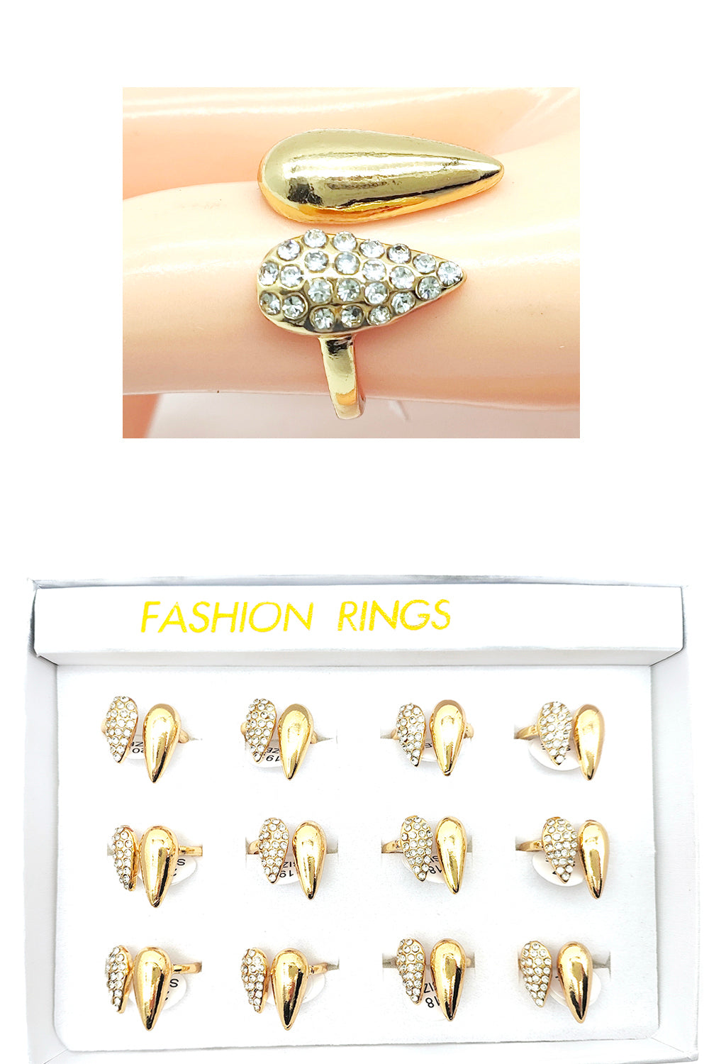 Teardrop Shape Fashion Ring