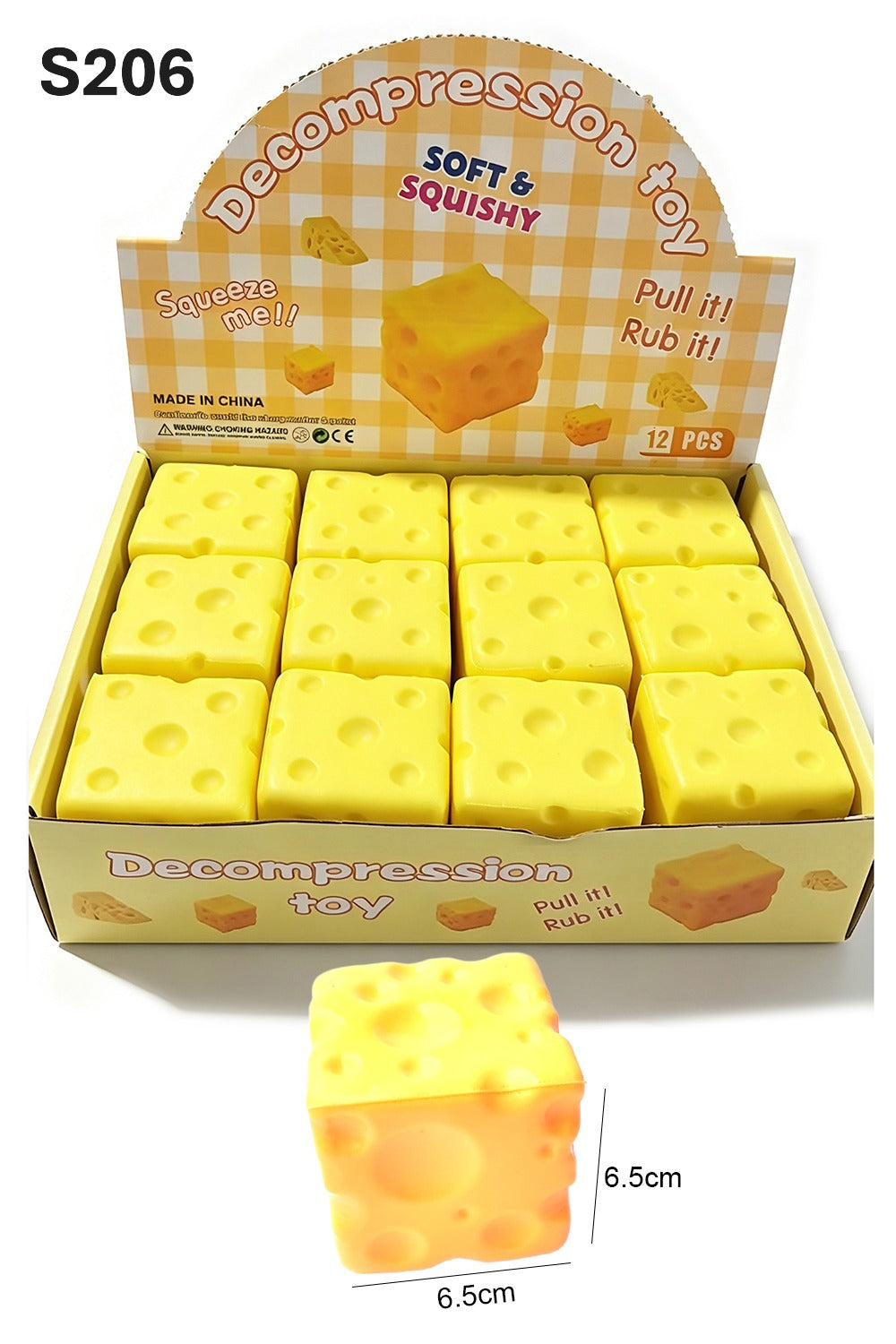 Cheese Cube Squishy
