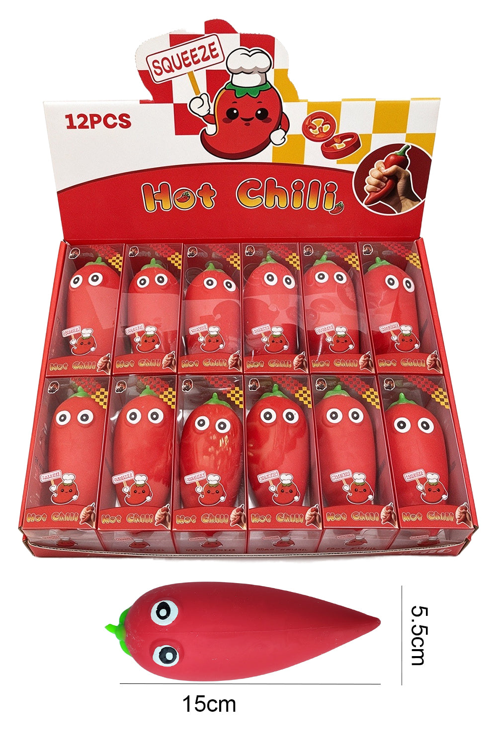 Chile Pepper Squishy Toy