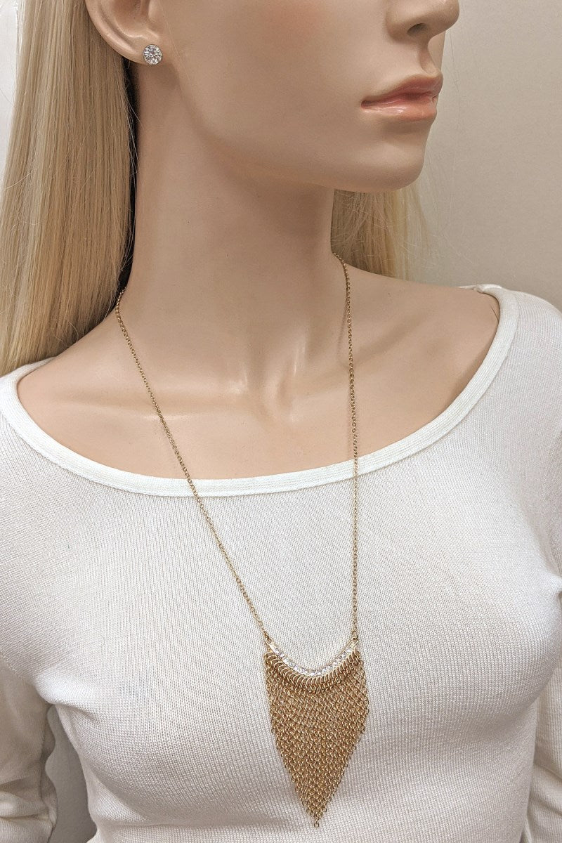 Gold Chain Necklace Set