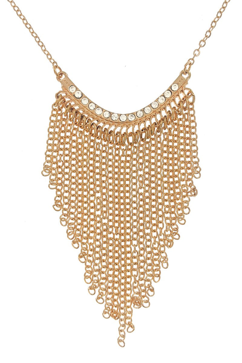 Gold Chain Necklace Set