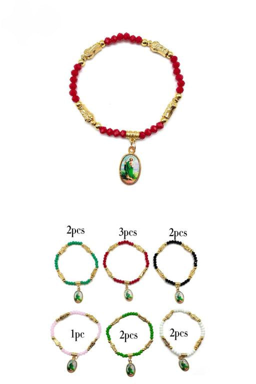 Religious Beaded Bracelet