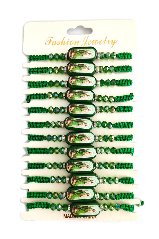 San Judas Tadeo Beaded Bracelet