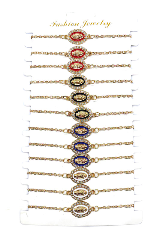 Virgen De Guadalupe Link Bracelet