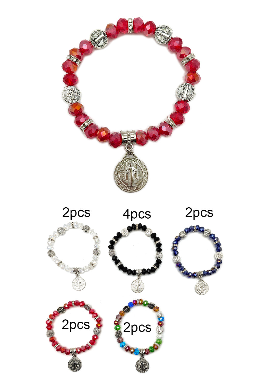 San Benito Beaded Stretch Bracelet