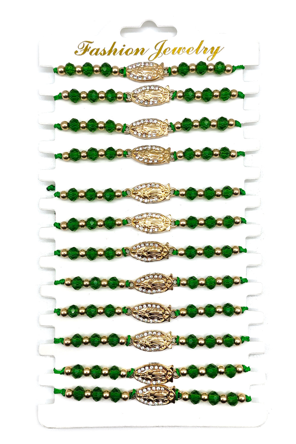 Virgen De Guadalupe Beaded Bracelet