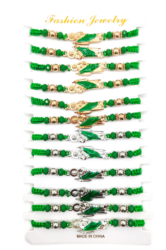 San Judas Tadeo Adjustable Thread Bracelet