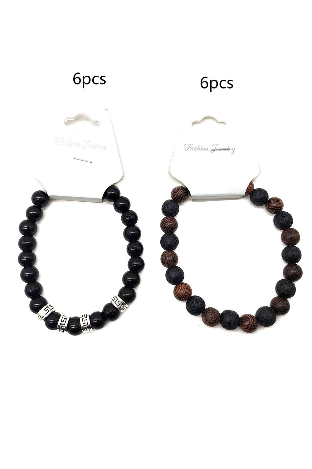 Black Beaded Bracelet