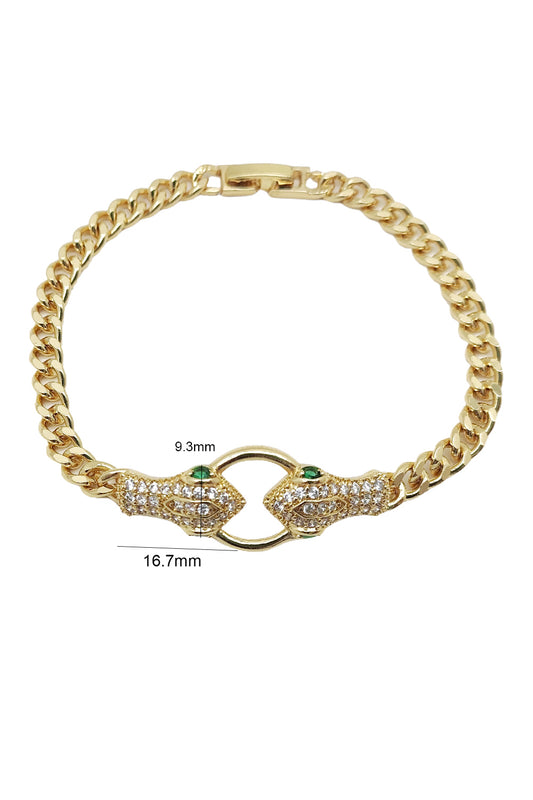 Stainless Steel Snake Design Bracelet