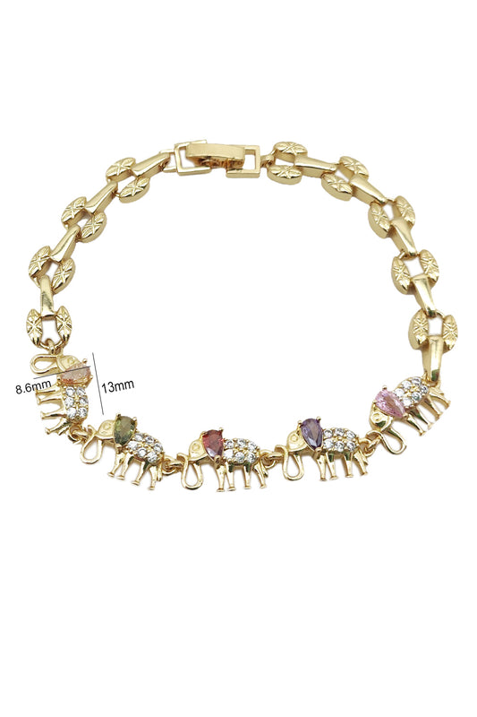 Stainless Steel Elephant Design Bracelet