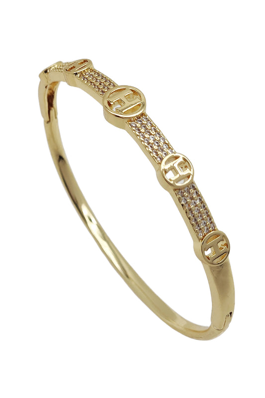Stainless Steel Rhinestone Bracelet