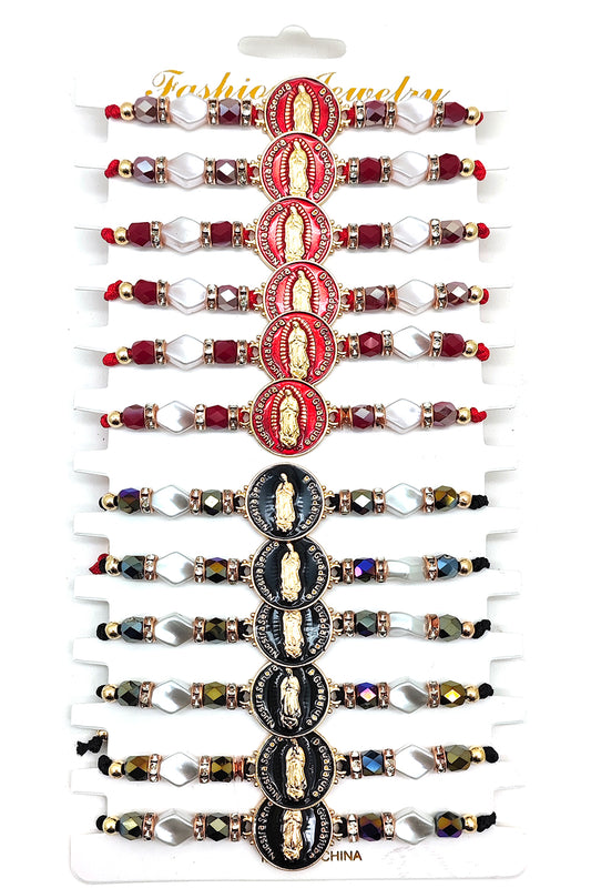 Virgen De Guadalupe Thread Bracelet