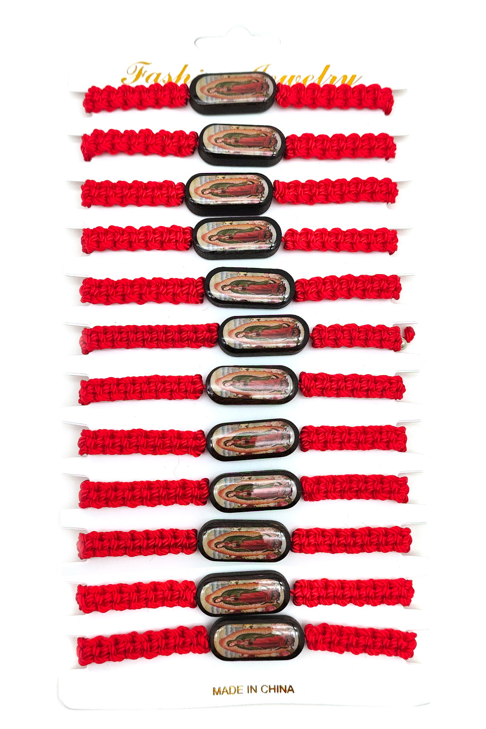 Virgen De Guadalupe Adjustable Thread Bracelet