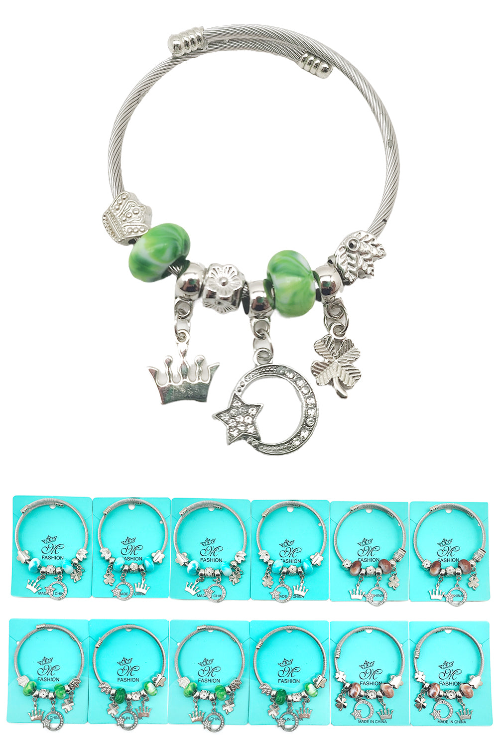Charms Beaded Bracelet