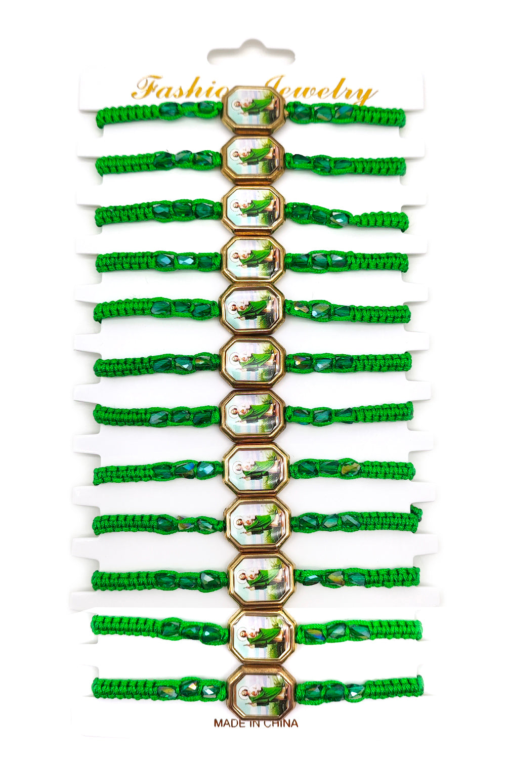 San Judas Tadeo Adjustable Thread Bracelet