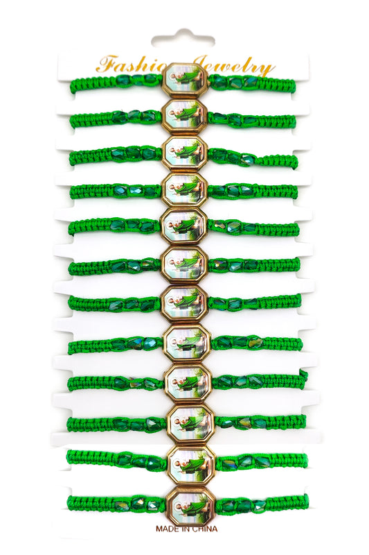 San Judas Tadeo Adjustable Thread Bracelet