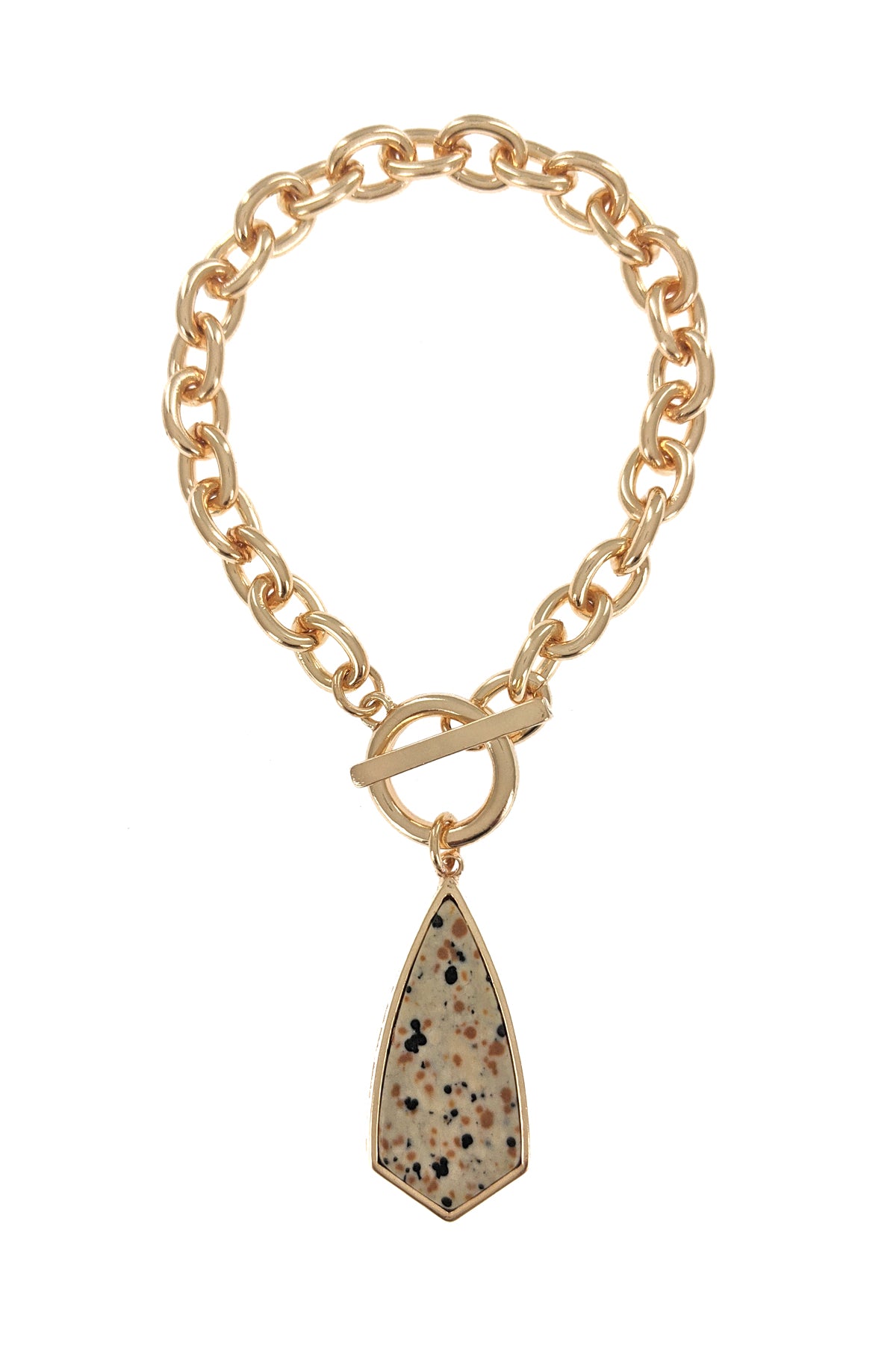 Animal Print Toggle Bracelet