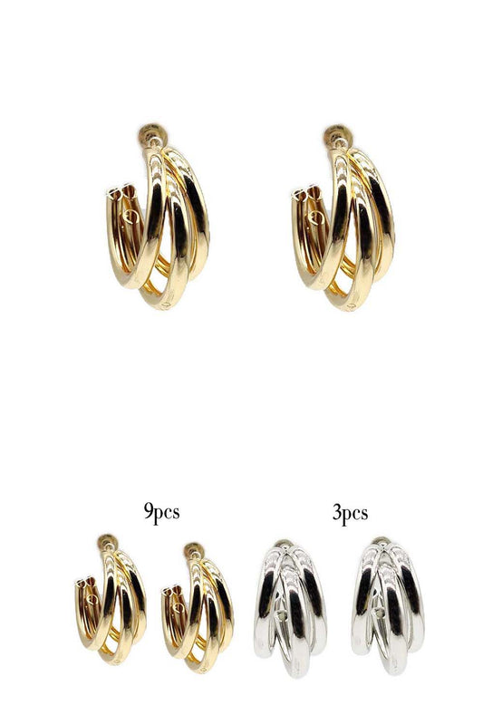 Gold Women's Casual Earrings