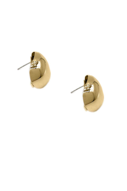 Gold Women's Casual Teardrop Earrings