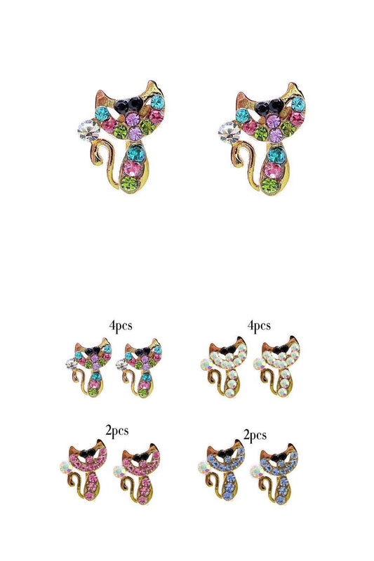 Cat Design Earrings