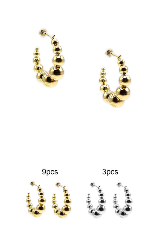 Bubble Hoop Earring