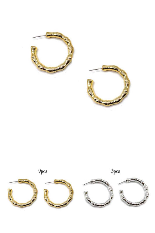 Women's Casual Open Hoop Earrings