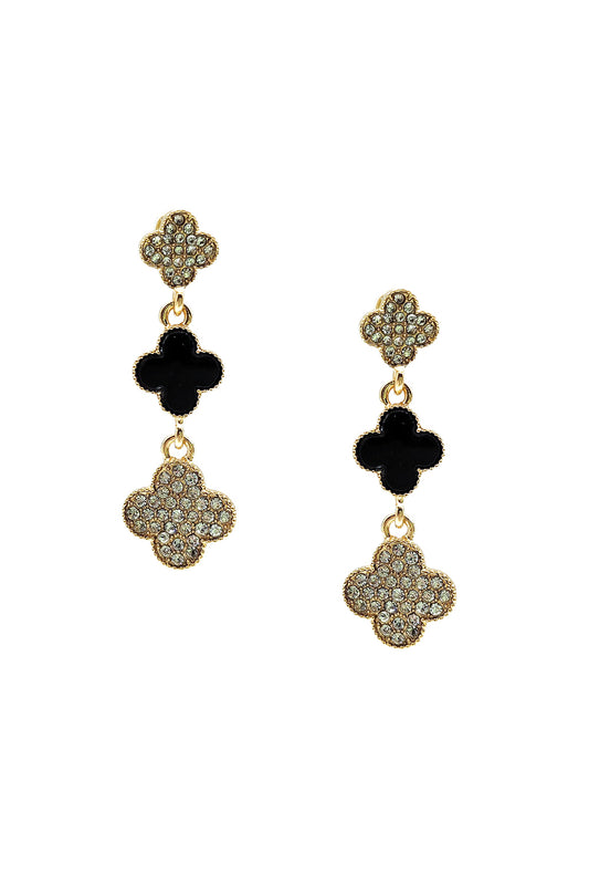 Women's Fashion Clover Dangle Earrings