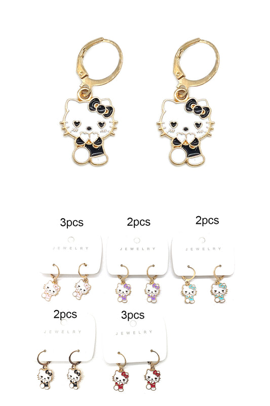 Kitty Cat  Drop Earrings