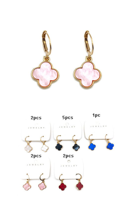 Women's Clover Design Earrings