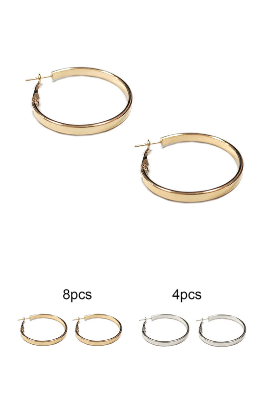 Stainless Steel Hoop Earrings