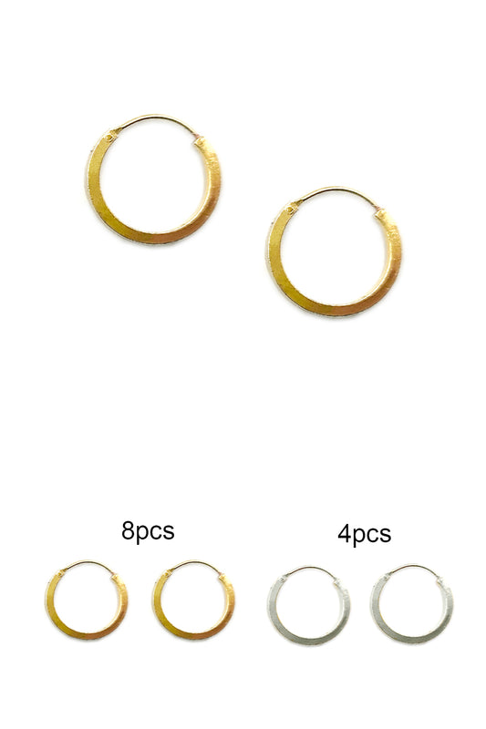 Stainless Steel Hoop Earrings