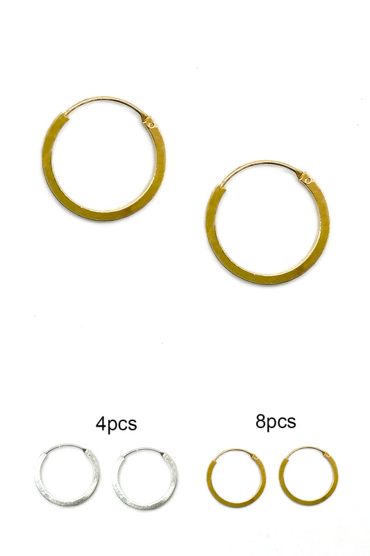 Stainless Steel Hoop Earrings