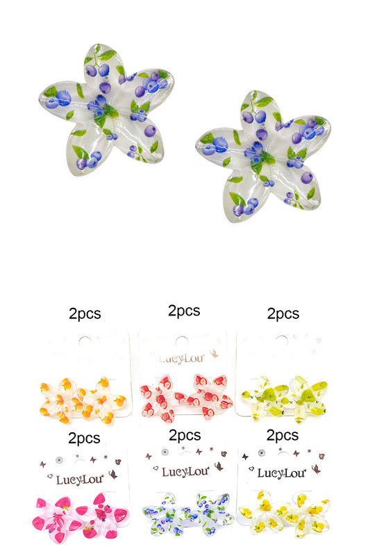 Flower Design Earrings
