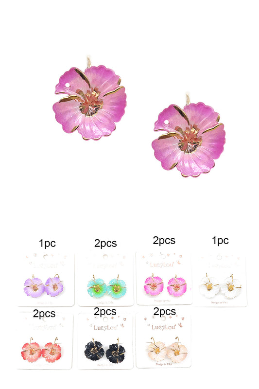Flower Design Earrings