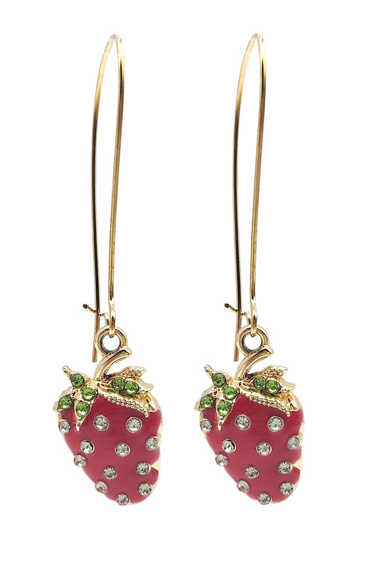 Strawberry Dangle Earrings