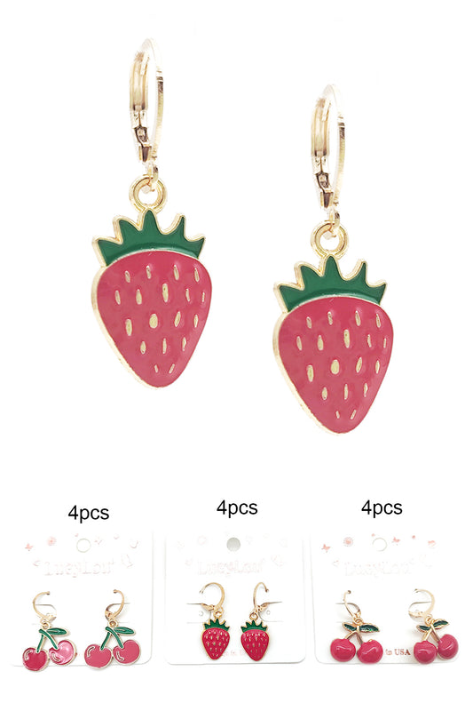 Fruits Design Dangle Earrings