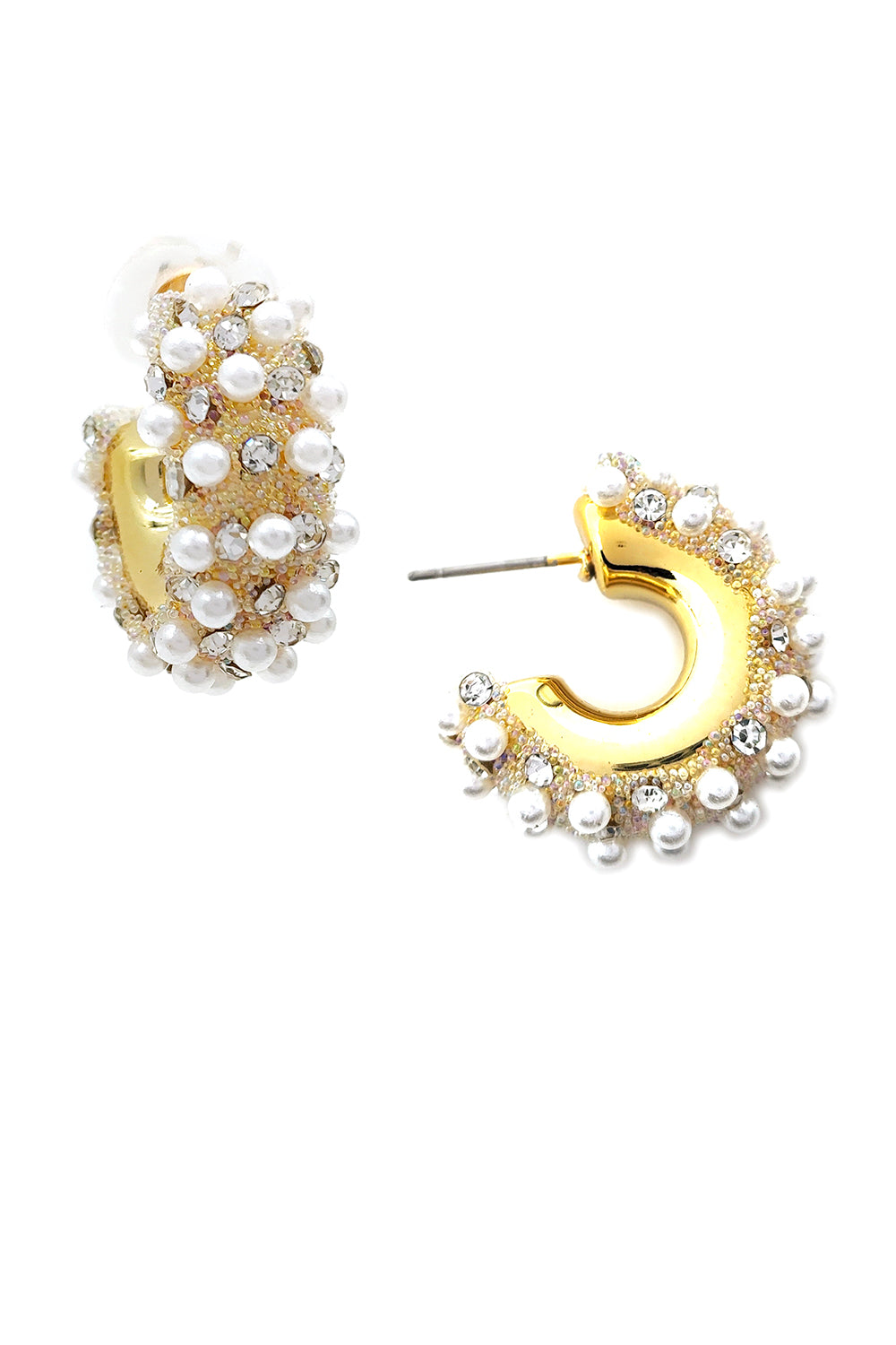 Peal Small Open Hoop Earrings