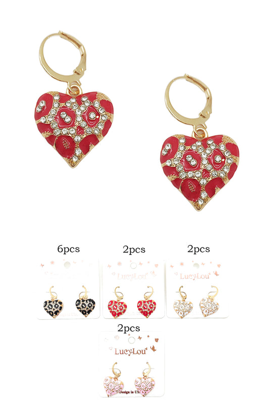 Heart Dangle Earrings