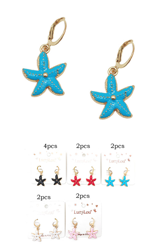 Starfish Dangle Earrings